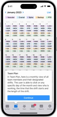 application tab